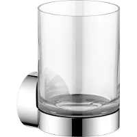 Keuco KE Glashalter Collection REVA 12850 mit Echtkristall-Glas verchr., 12850019000