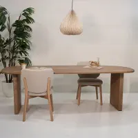 Giga Meubel Eettafel Gin Naturel Deens Ovaal 200cm