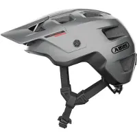 ABUS Fietshelm MODROP Ti silver S - 51-55 cm - zilver - Geschikt voor gebruik op mountainbikes - 310 g