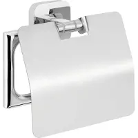 TESA Toiletpapierhouder, Toiletpapierhouder ELEGAANT met deksel chroom