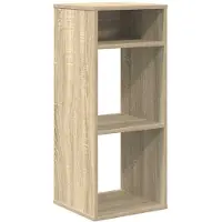 vidaXL Boekenkast 34x31x80 cm bewerkt hout sonoma eikenkleurig