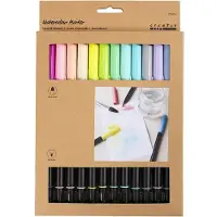 Creativ Company CC Set Aquarelmarkers 12 kleuren
