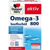 Doppelherz Health Cardiovascular Omega-3 zeevis-olie 800 142 g