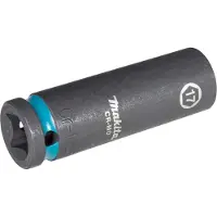 Makita E-16477 Impact Black Krachtdop 1/2 | 17 x 82 mm