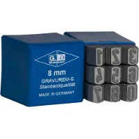 Beta markeringen, cijfer 5mm / 100050k0