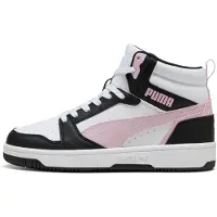Puma Sneakers hoog 'Rebound V6' rosa / zwart / wit