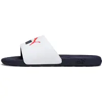 Puma Sandalen 'Cool Cat' marine / rood / wit