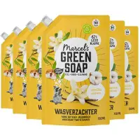 Marcel's Green Soap Wasverzachter Navulling - Vanille & Katoen - 6 x 750ml - 180 wasbeurten