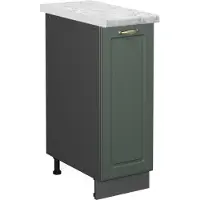 Vicco Fame-Line Apotheekkast – 30 cm, WB Marmer Groen-Goud Landhuis