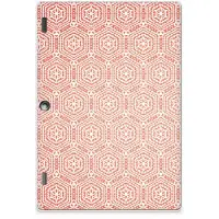B2Ctelecom Lenovo Tab 10 | Tab 2 A10-30 Hippe Hoes Pattern Orange