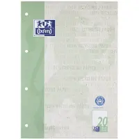 Oxford 400159590, Patroon, Groen, A4, 50 vel, Mat, 90 g/m²