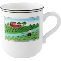 Villeroy & Boch 6x Villeroy & Boch Ontwerp Naif, Kopje, Veelkleurig