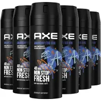 Axe anarchy for him Body Spray - 150 ml - deodorant - 6 st - Voordeelverpakking
