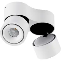 Arcchio Plafondlamp , Rotari, dimbare, Wit, Gang / Hal, Aluminium, Modern
