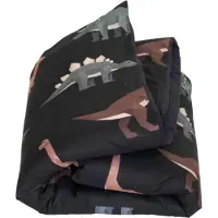Studio Ditte Dekbedovertrek Dinosaurus Donker-140 x 200 / 220 cm | 1-Persoons