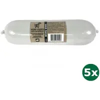 Freds 5x900 gr gestoomd vers vlees worst wild zwijn graan en glutenvrij hondenvoer
