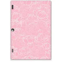 B2Ctelecom Lenovo Tab 10 | Tab 2 A10-30 Siliconen Hoesje White Flowers