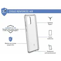 FORCE CASE , Hoesje geschikt voor Samsung Galaxy A71 - AIR Versterkt, Transparant