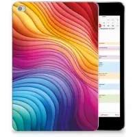B2Ctelecom Back Cover voor Apple iPad Mini 4 | Mini 5 (2019) Regenboog
