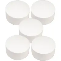 Rayher Hobby Materialen 5x Piepschuim schijven 15 cm breed en 7 cm dik - hobby figuren artikelen