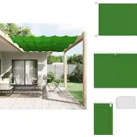 vidaXL Verticale Luifel - Verticale Luifels - Luifel - Verticaal Scherm - Luifel verticaal 140x270 cm oxford stof lichtgroen
