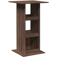 vidaXL Bartafel met opbergruimte 60x60x102 cm hout bruin eikenkleur