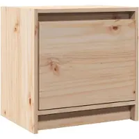 vidaXL Nachtkastje 40x30,5x40 cm massief grenenhout
