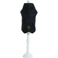 Croci - Hondenjas - Regenjas - Montreal - Kleur: Zwart - Ruglengte: 70 cm