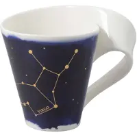 Villeroy & Boch NewWave Sterren Maagd, Kopje, Blauw, Wit, Zwart