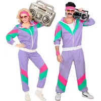 Finidi Retro trainingspak paars