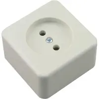 Berker Opbouw stopcontact - Zonder randaarde - 1-voudig - 230 V -