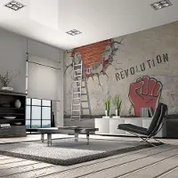 Artgeist Fotobehang - The invisible hand of the revolution