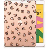 B2Ctelecom Hippe Hoes voor Apple iPad 10.2 | iPad 10.2 (2020) | 10.2 (2021) Poep Emojis