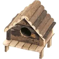 Flamingo Knaagdieraccessoire huis Wooden Cabin