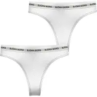 Björn Borg Core Logo Thong 2-pack Wit | Maat: XL