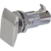 Talamex Flush Cabinet Latch Deluxe Oval Handle Zilver