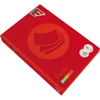 Quantore - Kopieerpapier A4 160gr felrood 250vel | Pak a 250 vel | 5 stuks