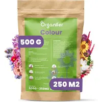 Organifer - Plukbloemen mengsel – Colour – 32 soorten Snijbloemen (500 g voor 250 m2)