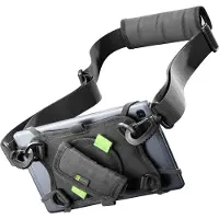Cellularline - Universele tabletcase tot 9" draaibaar handvat/ aanpasbare schouderriem, Zwart