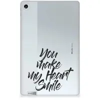 B2Ctelecom Lenovo Tab M10 Plus (3e generatie) Back cover met naam Heart Smile