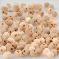 Packlinq Houten kraal, d 5 mm, gatgrootte 1,5 mm, 100 stuk/ 1 doos
