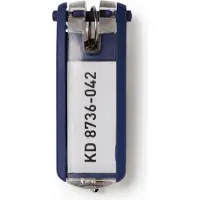 Durable Sleutellabel 1957-07 Donkerblauw 6 Stuks