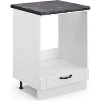 Vicco Fame-Line Ovenombouwkast – 60 cm, WB Antraciet Wit Landhuis