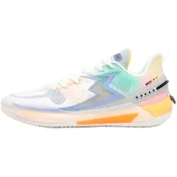 361 Degrees BIG3 5.0 - WIND RISES Basketbalschoen Wit/Geel/Grijs | 44