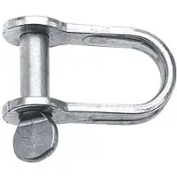 Talamex D-strip Shackle 10 Units Zilver 6 mm