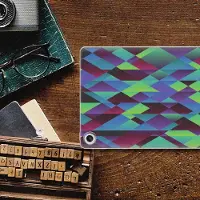B2Ctelecom Lenovo Tab M10 Plus (3e generatie) Back Cover Abstract Green Blue