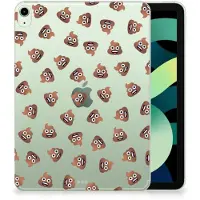 B2Ctelecom Hippe Hoes voor iPad Air (2020/2022) 10.9 inch Poep Emojis