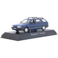 Renault 21 Nevada 2018 Blauw - Model 1/43 - Norev