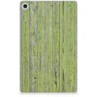 B2Ctelecom Lenovo Tab M10 Plus (3e generatie) Silicone Tablet Hoes Green Wood