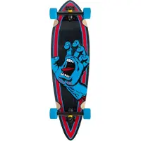 Santa Cruz Screaming Hand 9.2 X 33 Pintail Cruiser Skateboard